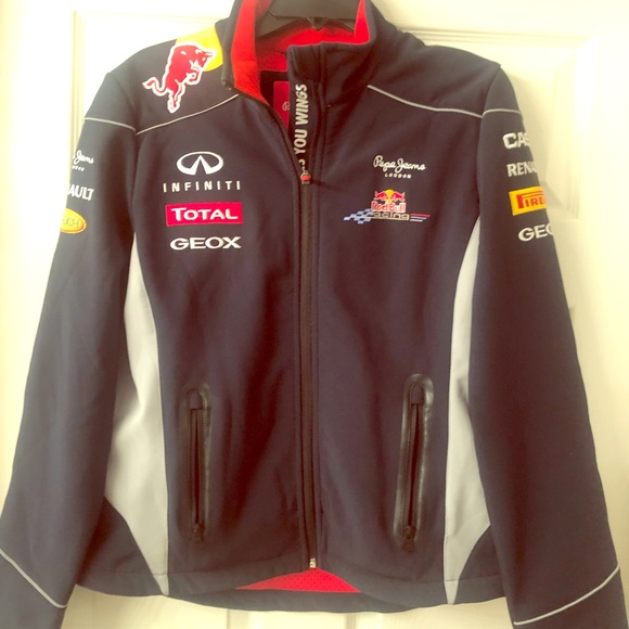 pepe jeans red bull racing jacket